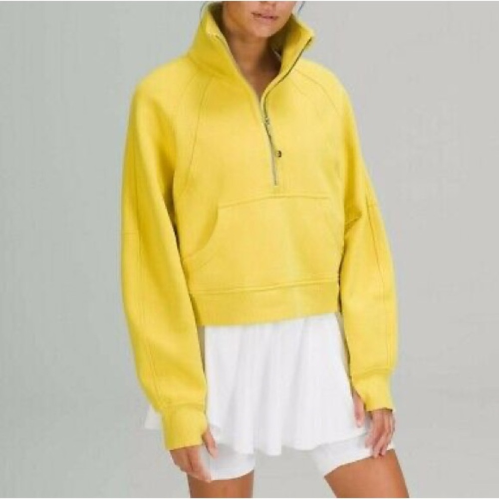 Lululemon Scuba Oversized Funnel Neck Shirt
Soleil xl xxl yellow